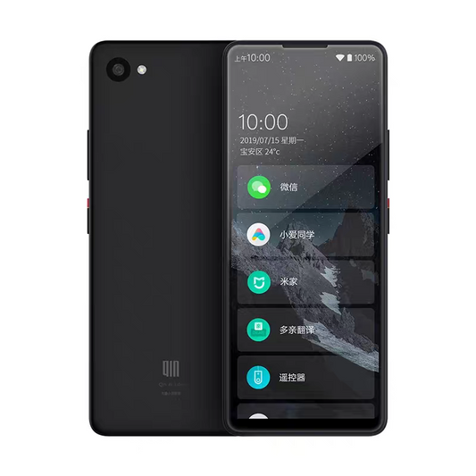 Qin 2 Pro Small Smart Phones for Students Works , 4+64G with Google Vesion - Black