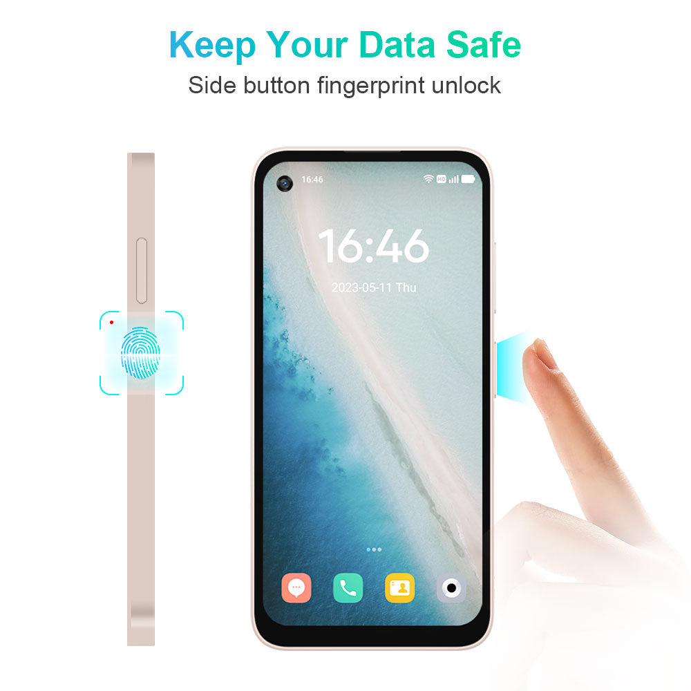 Qin 3 Ultra Android 12 Smart button mobile phone, 5.02’’ IPS Screen,MTK G99 Processor, Small and Lightweight, 8MP Rear + 5MP Ultra-Wide Front Camera, Supports Google Play Store, 2500mAh Battery