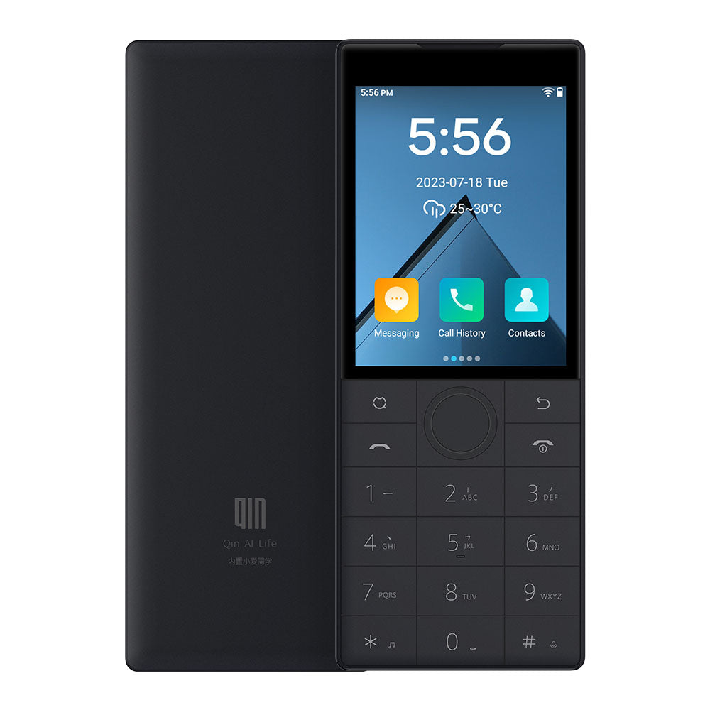 Qin F22 with Goolge Play Store Android 11 Minimalist Button Phone, No Camera, 2.8" Touchscreen, 2GB+16GB/3+32GB, MTK6739 Processor, 1700mAh Battery, Type-C, Compact Lightweight 4G Phone for Factory and Office Use