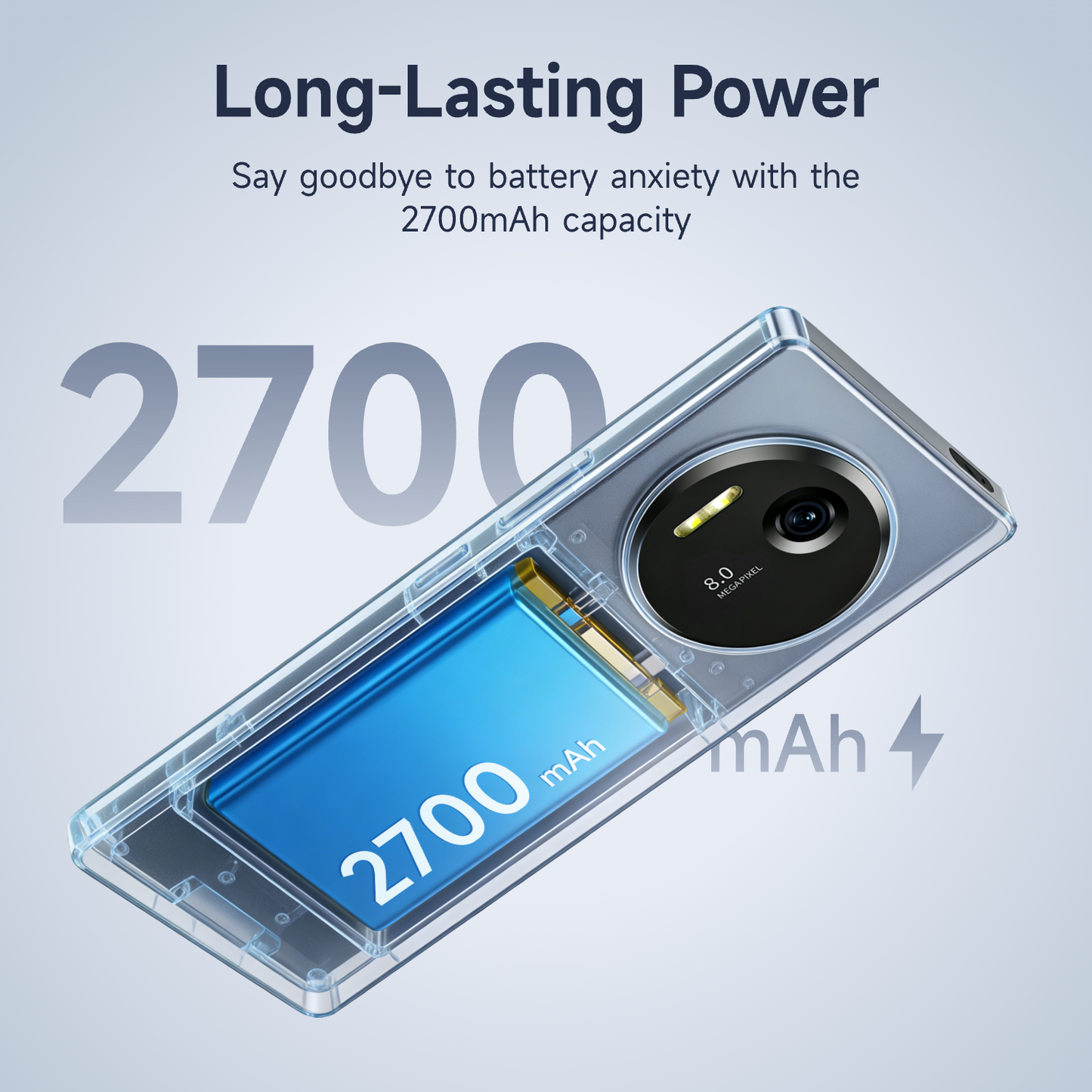 Qin F25 3.54-Inch Touch Screen Smart Phone | Android 14 with Google Play | 6GB RAM 128GB ROM | Dual SIM Cards | MTK8786 Octa-Core | 2700mAh Battery | Wi-Fi & Bluetooth | Compact Mini Mobile Phone