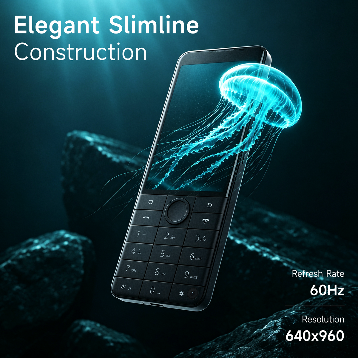 Qin F22Pro Smartphone Android 12,3.5"Touchscreen,4+64GB Large Storage,MTK Helio G85 Android Phone,2150mAh Battery,8MP Camera,Type-C Charge,WiFi/Hotspot/Bluetooth for Multi-scenario Use