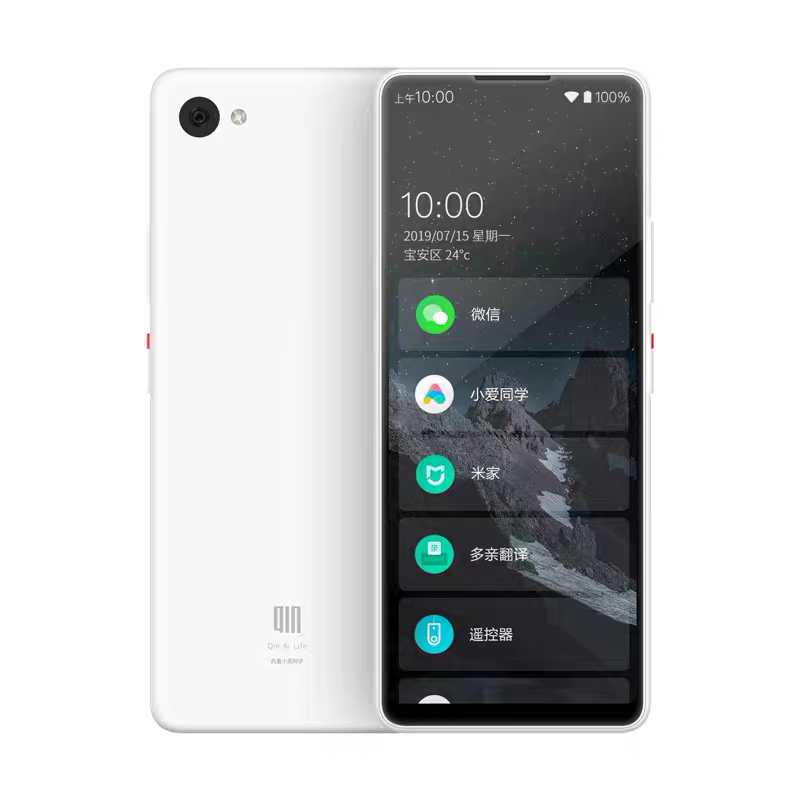 Qin 2 Pro Small Smart Phones for Students Works , 4+64G with Google Vesion - Black