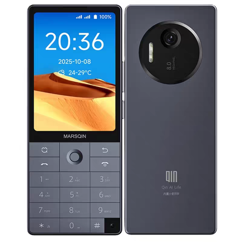 Qin F25 3.54-Inch Touch Screen Smart Phone | Android 14 with Google Play | 6GB RAM 128GB ROM | Dual SIM Cards | MTK8786 Octa-Core | 2700mAh Battery | Wi-Fi & Bluetooth | Compact Mini Mobile Phone