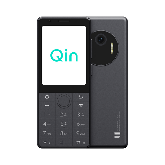 Qin J36 Keypad SmartPhone, 4G VoLTE Button Cell Phone Android 13, 32GB Anti Dual Nano SIM Mobile Phone with GPS, AC/TV/Fan Remote Control, 2600mAh Battery