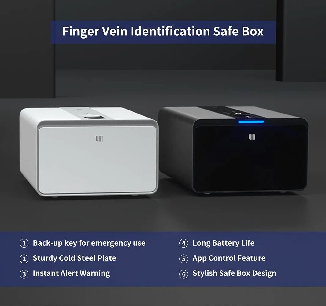 Biometric Safe Box with Finger Vein Identification